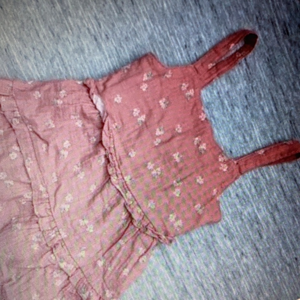 Comfortable cotton fabric for floral pattern girls sundress